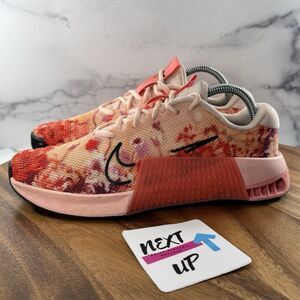 Womens 9-Nike Metcon 9 Amp Washed Coral Magic Ember Pink Tint Black HJ6210-600